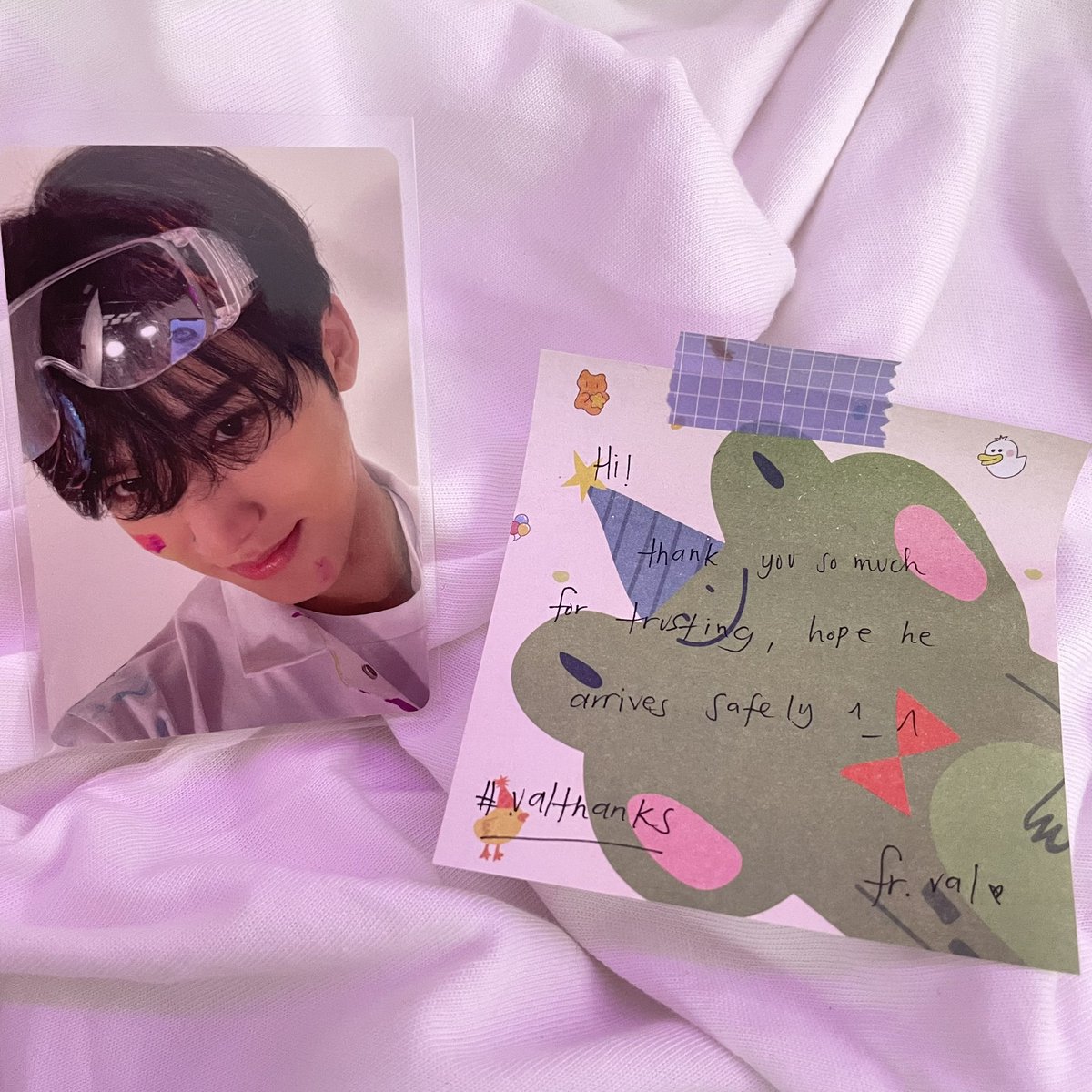gwenstans_'s tweet photo. ·˚*୨୧ fts mingyu carver pc ୨୧*˚·

hi @baobei_hao &amp; @hamjjina 🤍

received my mingyu pc already! 

thank you so much! ‘till our next transaction🎀

#valthanks https://t.co/ideC9kooDI