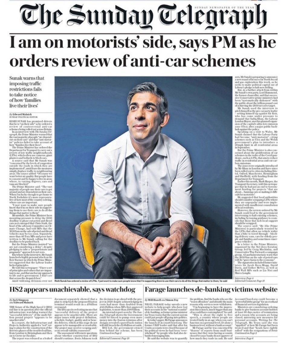 You'd think that a PM who is presiding over a govt & country that is a burning platform would have better things to do. Solving the SEND crisis, supporting collapsing NHS, tackling high inflation or ending the housing crisis, but no, instead we get 🐕 whistles about local roads🚗