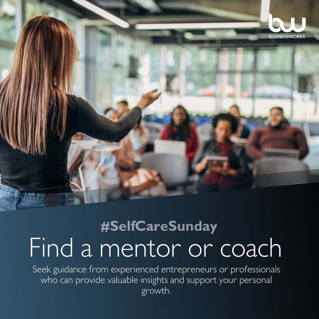 #SelfCareSunday

Find a mentor or coach

Seek guidance from experienced entrepreneurs or professionals who can provide valuable insights and support your personal growth.

#MentorshipMatters #GuidanceAndGrowth #CoachingJourney #LearnFromExperts #ProfessionalMentor