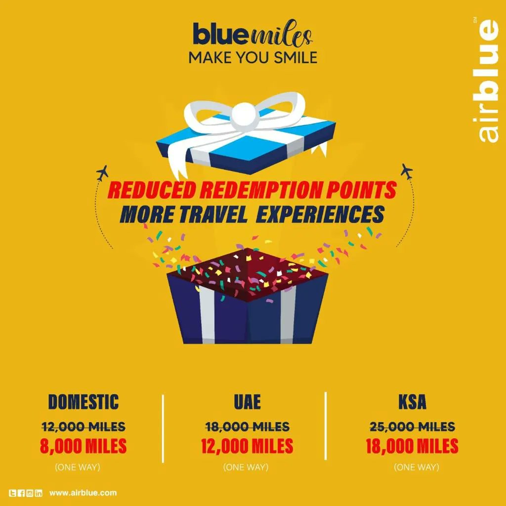 airblueairline's tweet photo. Experience the thrill of reaching new heights while saving more! You can unlock a world of travel opportunities by redeeming fewer points. Visit https://t.co/tzVl6Vt7Om and book now!
#bluemiles #airblue https://t.co/I84m4MRGab