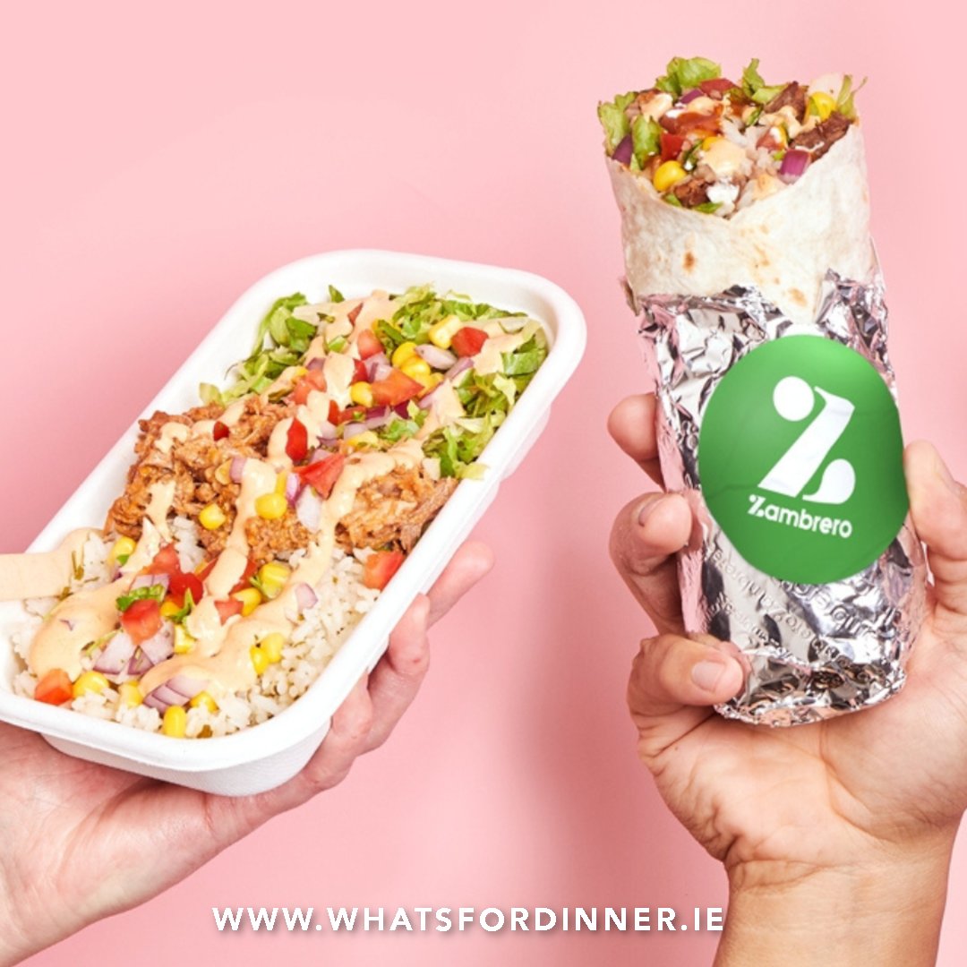 Brighten up your day with an amazing meal from Zambrero! ☀️🌮🌯

Galway: loom.ly/J2cvwbo
Tullamore: loom.ly/olP5C-U

#WhatsForDinner #Zambrero #TakeawayFood #TakeawayDelivery #EatLocal #SupportLocal