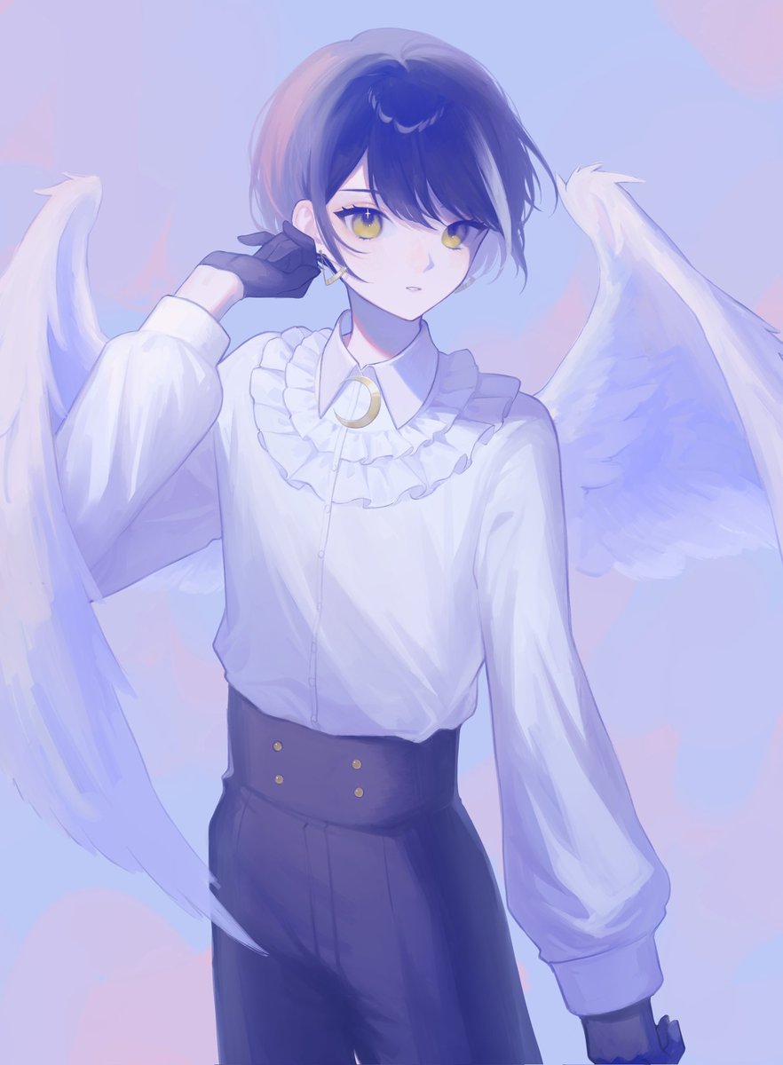 yuzure_tsukuV's tweet photo. ꒰ঌ新アイコン・イラストお披露目໒꒱
¯¯¯¯¯¯¯¯¯¯¯¯¯¯¯¯¯¯¯¯¯¯¯¯¯¯¯¯¯¯¯¯¯¯¯¯¯¯¯¯
こちらのお写真を眠世(@minse0x0)様にご用意していただきました！

異世界感漂う、ケープを脱いだ姿の僕です🪽🫧
翼をちゃんと見せられたのは初めてかな…？

#新人Vtuberだけど推されたい
#VTuberのおともだち大募集 https://t.co/fhSqCinrUm