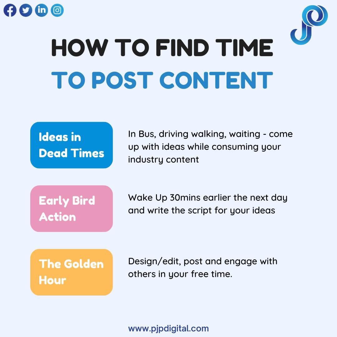 ⏰ ✨ Timing is everything when it comes to your posts! ⏱ 🌟 Discover the secret to maximizing engagement and reaching your audience at the perfect moment. Get ready to shine with expert tips from ⚡ 💻 PJPDigital #PJPDigital #BestTimeToPost #EngagementBoost #TimingIsKey