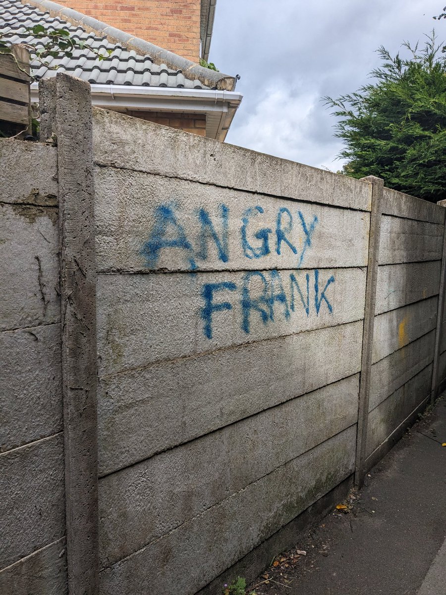 I wish I knew the background behind this graffiti.