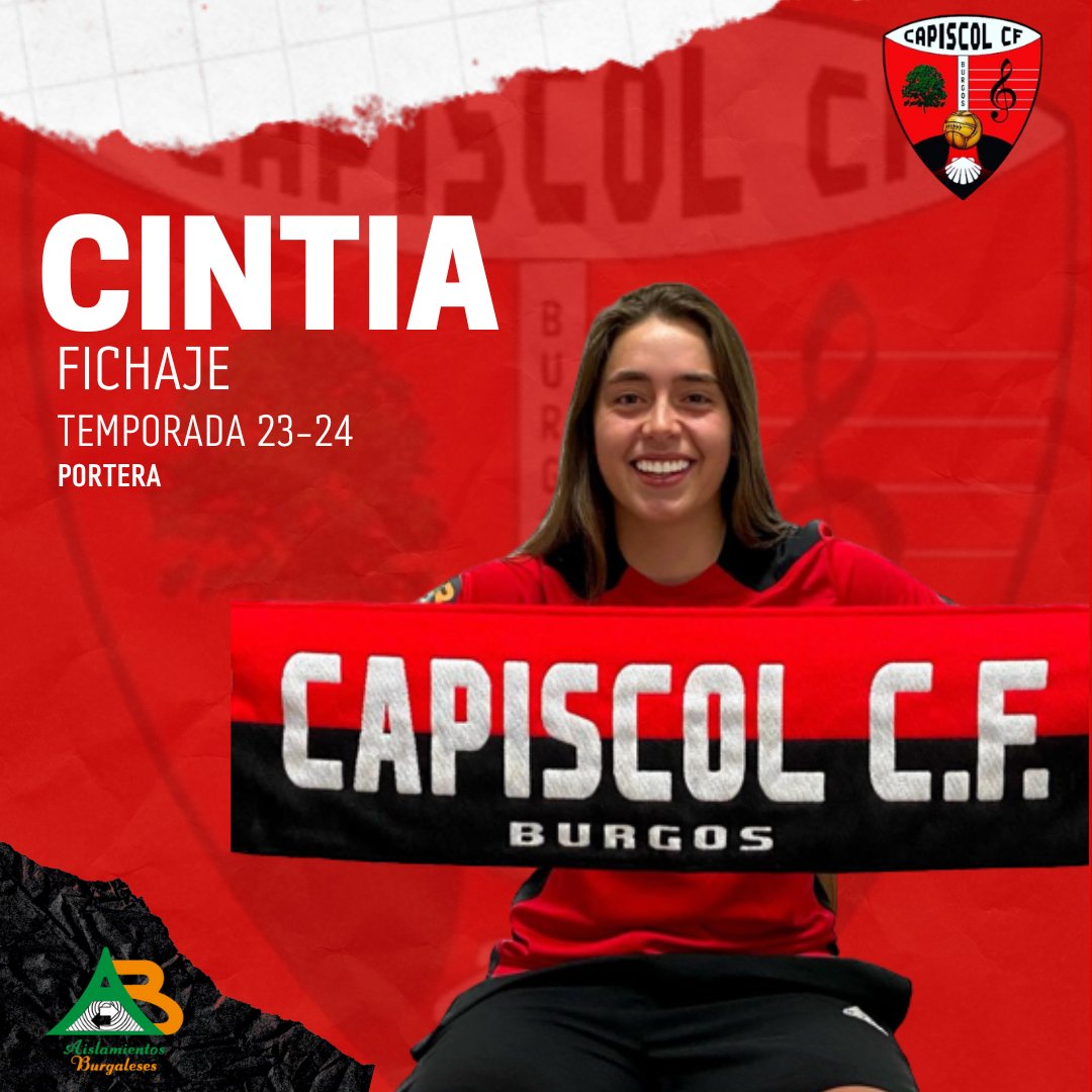 capiscolfem's tweet photo. 📢‼️Fichaje de Cintia González‼️📢
¡Damos la bienvenida a Cintia, su regreso fortalecerá nuestra portería durante esta temporada! 🥅🧤
#capiscolfemenino #nuevatemporada #fichajes https://t.co/KhyIlMPpxX