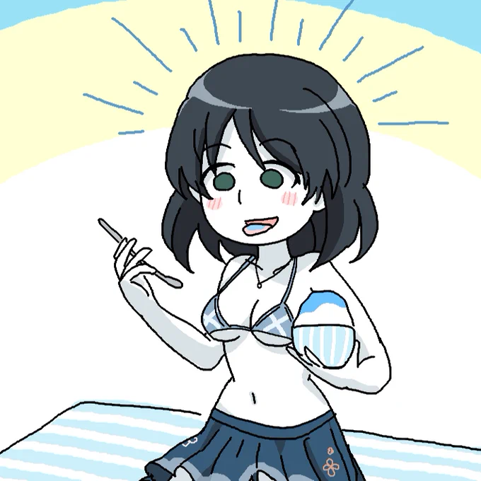 今月の顔。 ・ビッキー・トミー25歳の夏(Azpainter) ・アイス・ウォー (ClipStudio &amp; Paint .net) ・ブルーム継続高校 (ClipStudio) ・月刊押田くん (ClipStudio &amp; Paint .net) 