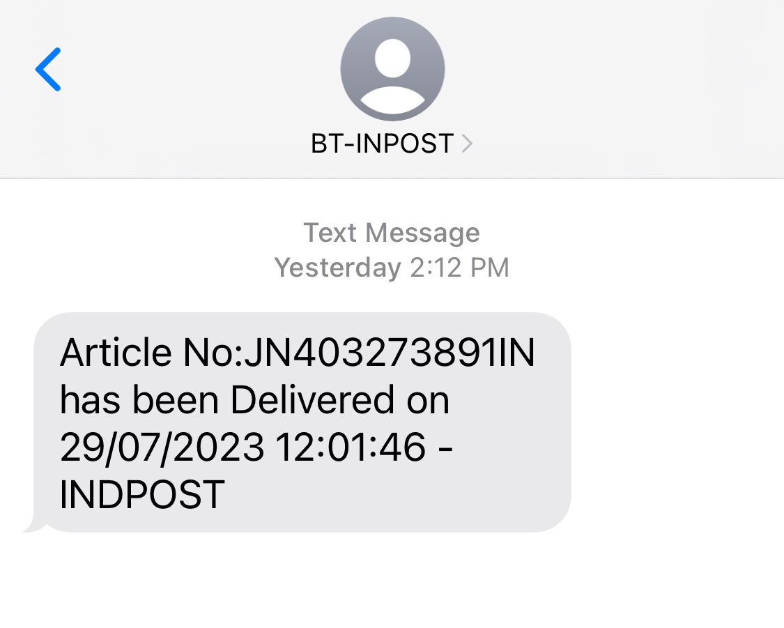 noushadali's tweet photo. @IndiaPostOffice 
I got the message from India post stating that the item has been delivered but it is not deliver to me. Article number JN403273891IN https://t.co/a9e2nrAZJI