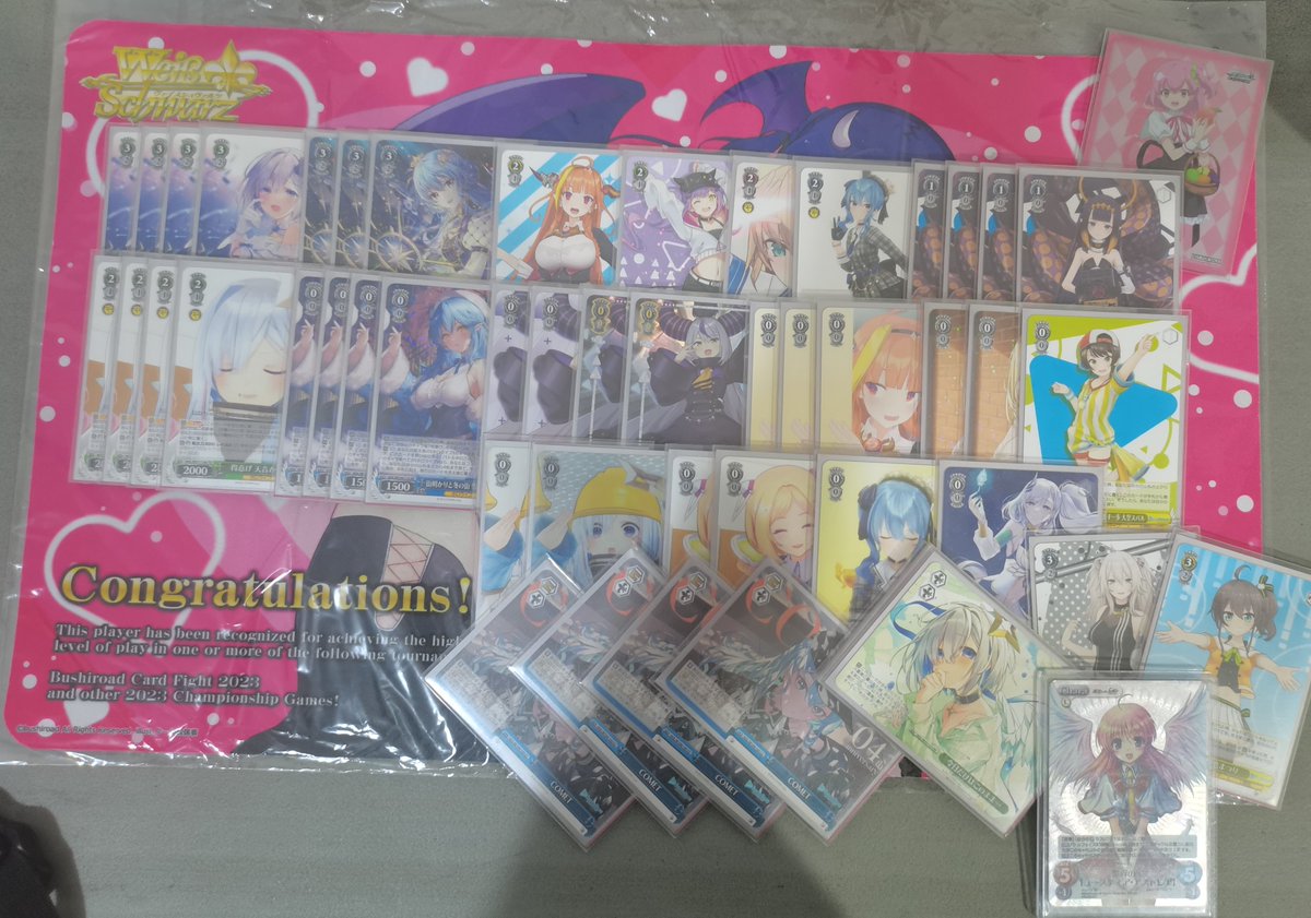 WS】ホロライブ優勝デッキレシピ(bubuuuu)【ヴァイス