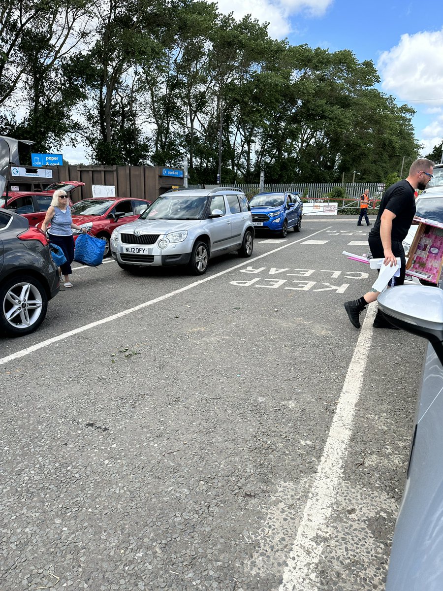 Sunday morning Deal Household Waste &amp; Recycling Centre very very busy, but of course <a href="/Kent_cc/">Kent County Council</a> are putting it under consultation as one of the county’s sites to close … really! <a href="/Deal_Town/">Deal Town</a>