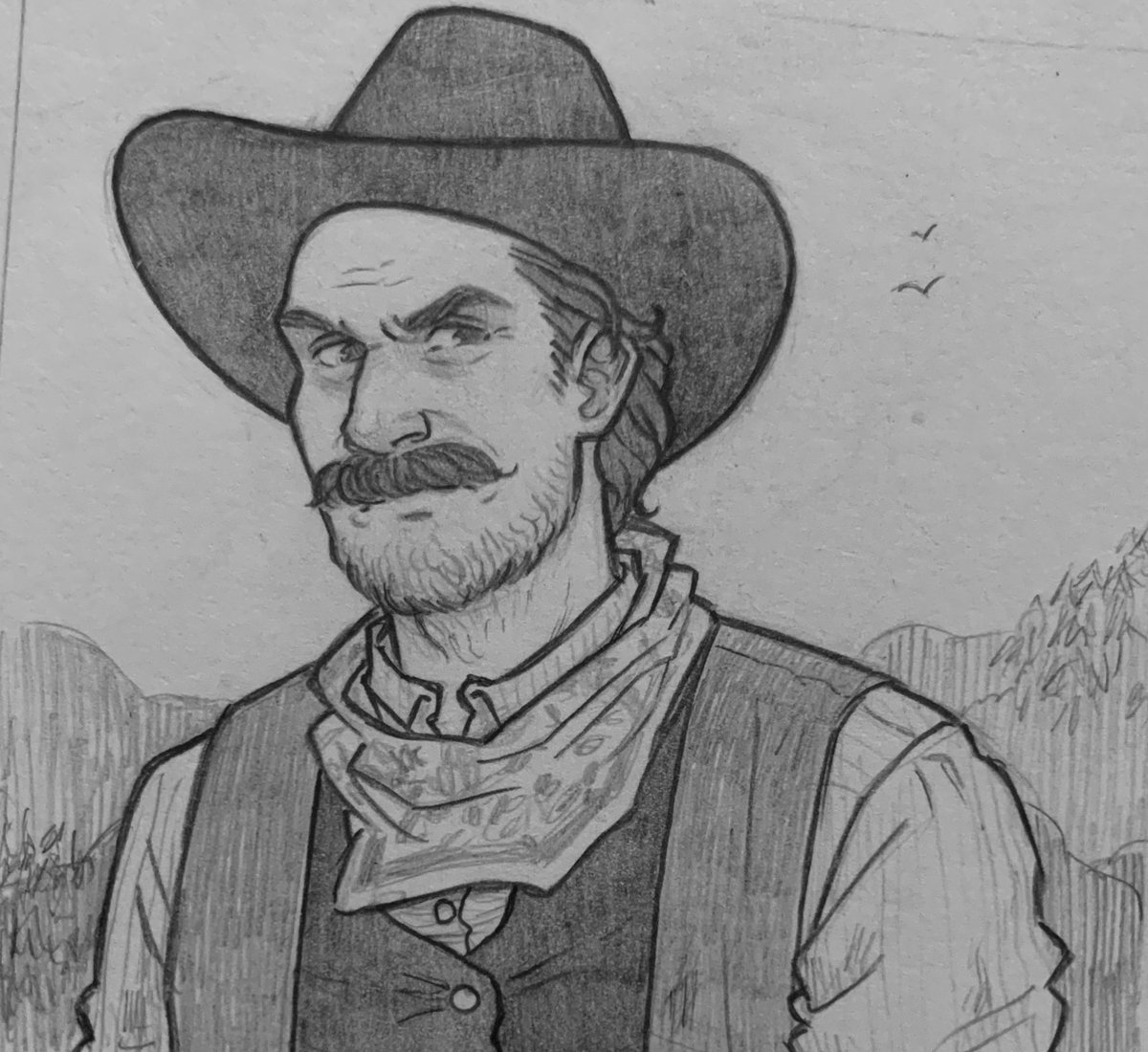 Unable to get sheriff cowboy #jimhopper out of my head rn