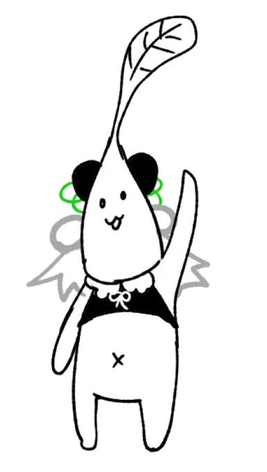 【お仕事】がちょぶいちゅーばーさん( )のNTスタンプ描かせていただきました!!サブスクライバーのみなさん使ってね! 3枚目は配信行ったら突然「ピクミンがちょver描いて」って言われてミリシラで想像したがちょピクミン。でも求めてたのはこうゆうのではなかったらしい