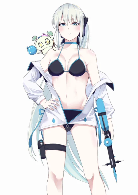 ありがとう…ありがとうFGO 水着モルガン予想服装は欠片も当たらなかったけど モルガンを描き続けてよかった… #FGO8周年 #水着モルガン