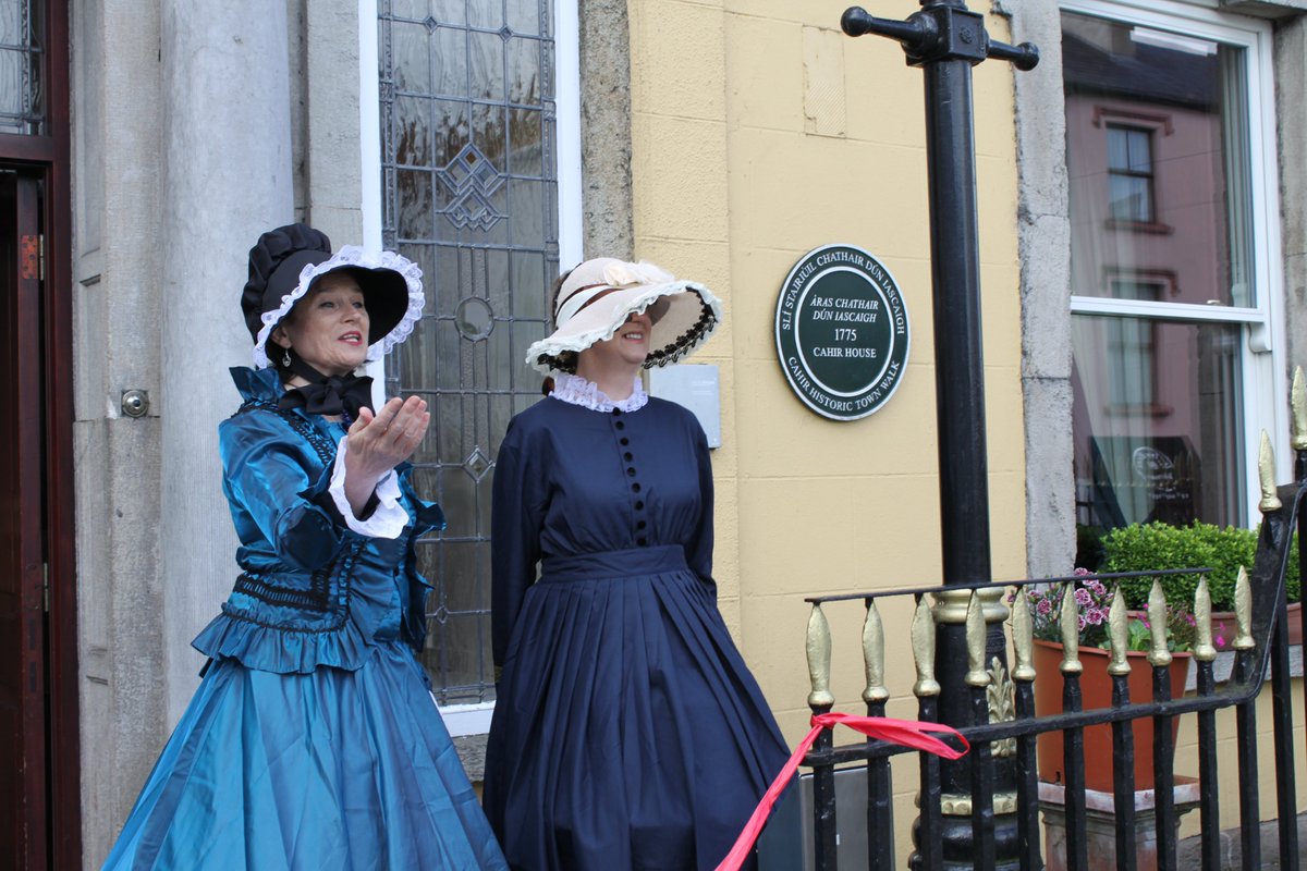 iascaigh's tweet photo. And today happens to be the birthday of both Kate Bush &amp; Emily Brontë! Another reason to dance &amp; party. Venue now Cahir House Hotel at 3pm! Let’s get the red on!
#WutheringCahir #WutheringHeightsDay #tmwhde #strongwomen https://t.co/arUWFmbS5b
