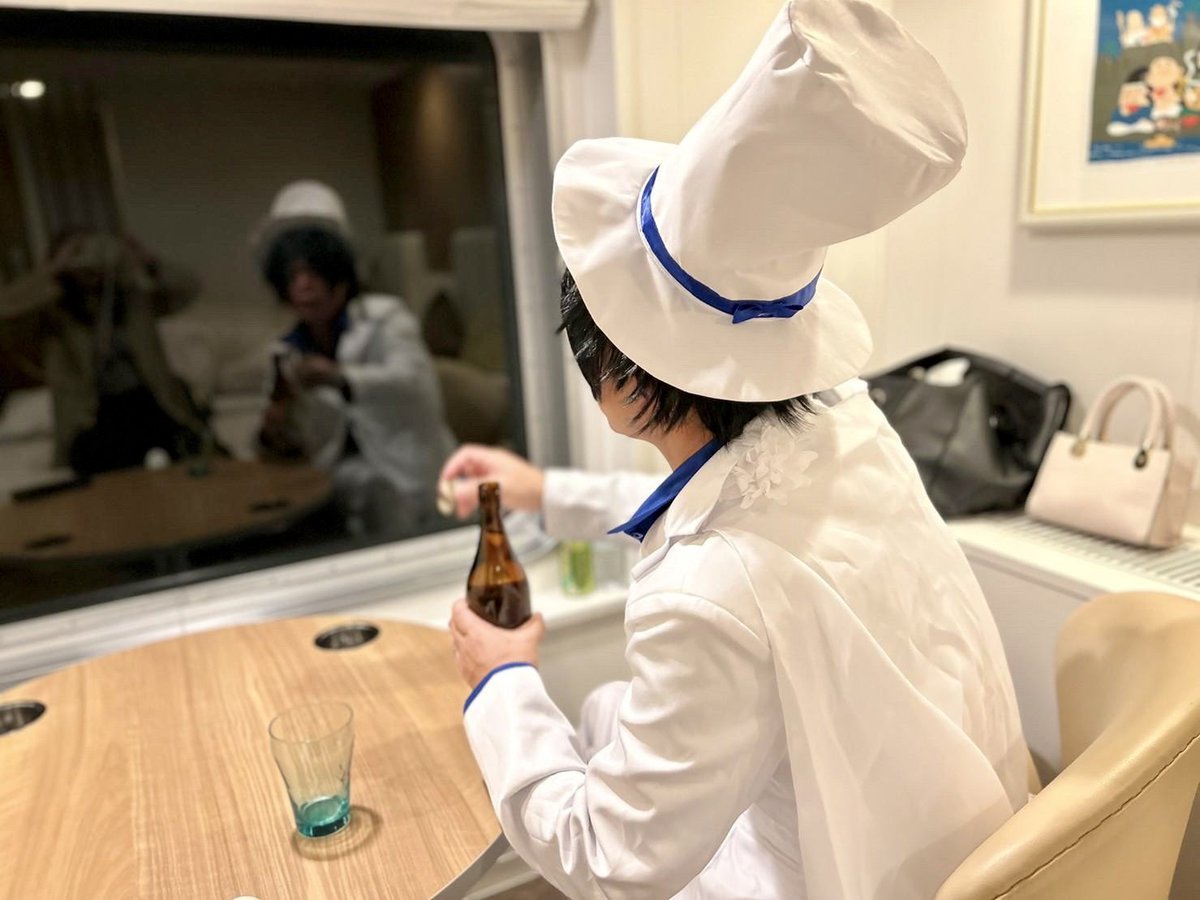 AnglerPopeto's tweet photo. 東海汽船のさるびあ丸に「怪盗キッド参上🃏

八丈島の島焼酎、情け嶋をオンザロックで🥃

#情け嶋
@conan_movie
@conan_file
#八丈島
#名探偵コナン
#黒鉄の魚影 (サブマリン)
#怪盗キッド
#黒羽快斗
#中年キッド https://t.co/VEijQz8jB4