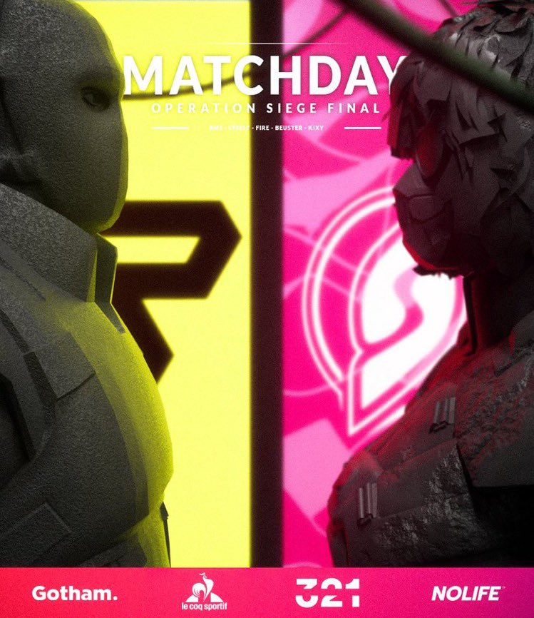 Sked_Esport's tweet photo. JOUR DE GRANDE FINALE !!!! 😤

On doit ramener le trophée à la maison, tous derrière Sked !! 🙌

🆚 : @RIZONDOTGG 
🕓 : 16h
📺 : TTV @ebattleGG 

#OperationSiege | #SkedUP😈 https://t.co/kOCUmVYAFB