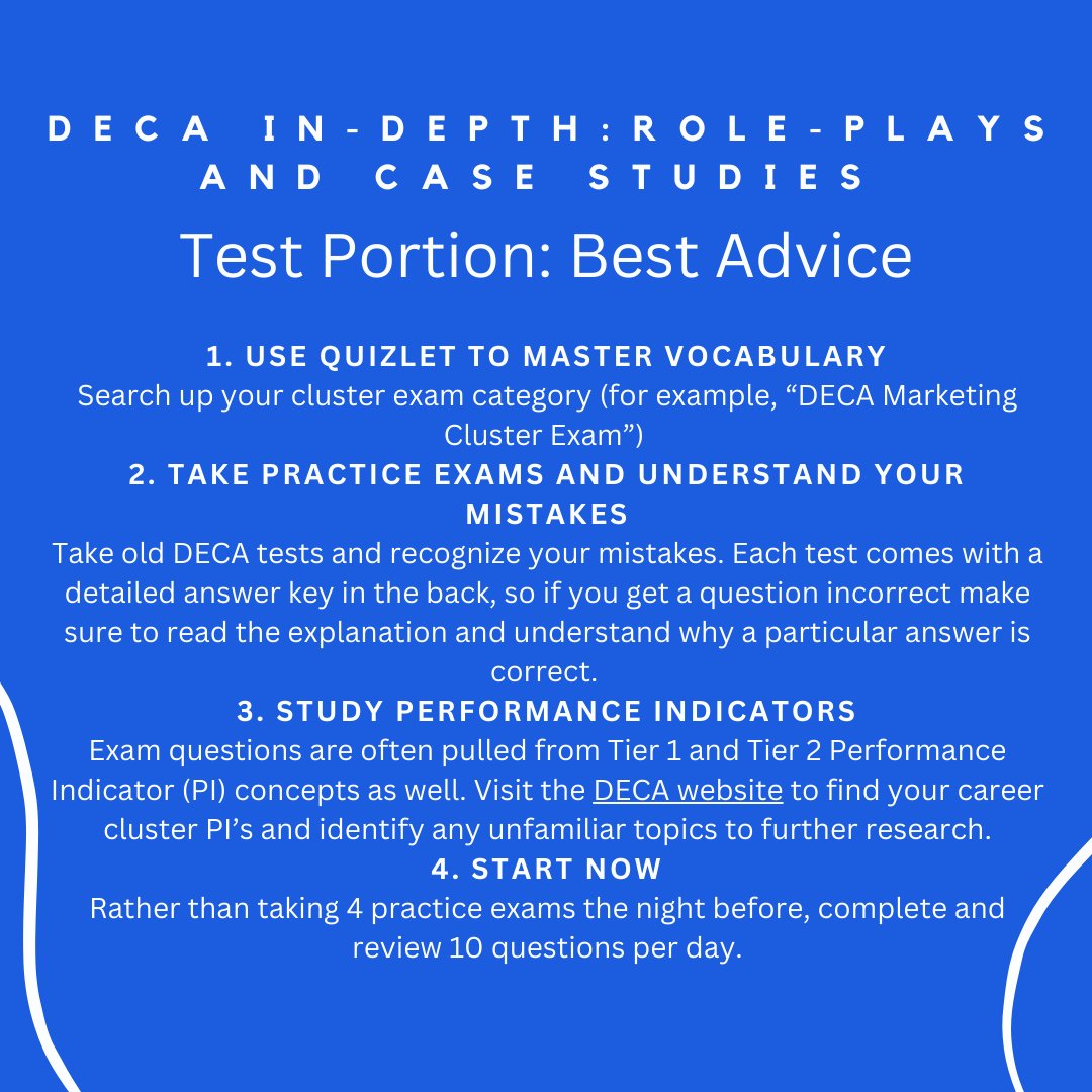 NMDECA's tweet photo. Happy Sunday! Welcome to Set-up Sundays, where you'll gain the important information that'll help you elevate your competitive practice!
- - -
#iamnmctso #nmdeca #decainc #deca4life #experiencethedifference #setupsunday #competitiveevents #decaglass #decaprojects #decaroleplays https://t.co/6GjxTucgV5