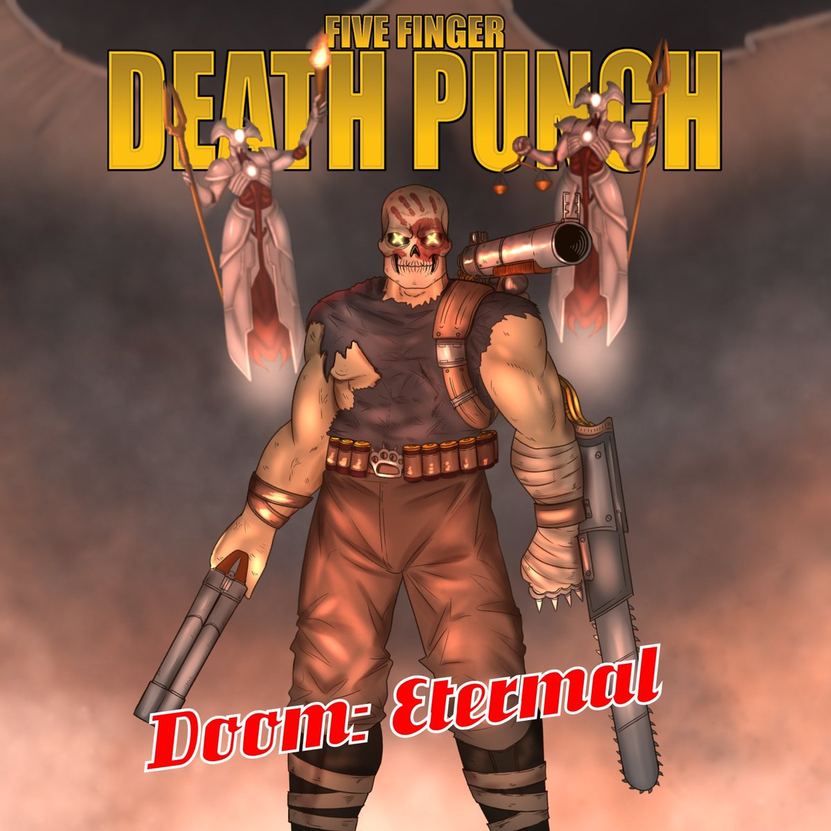 boomshootart's tweet photo. Heyyy, this looks familiar! Still love this album!
#WrongSideOfHeaven rocks!
Art by @unop_k
#doom #doom2016 #doometernal #doomguy #doomslayer #fivefingerdeathpunch #ffdp #5fdp #metal #heavymetal #metalalbum #albumcover #crossover #knucklehead #righteoussideofhell https://t.co/DexmmQ5fQT