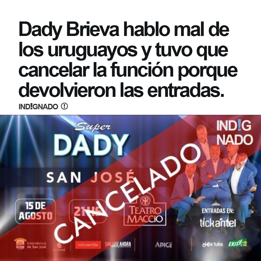 Déjale tu mensaje a Dady Brieva