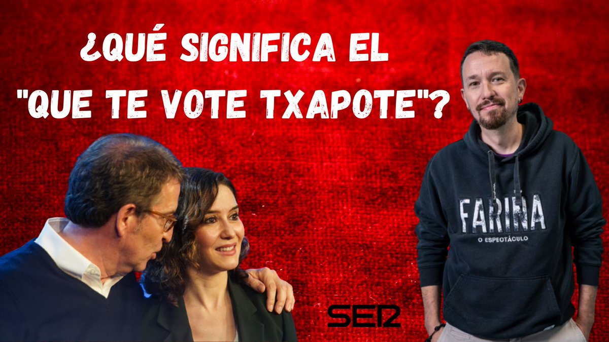 ¿Qué hay detrás de la treta propagandística de "que te vote Txapote"? 👇🏾
youtu.be/pj7Jo5-FkzE