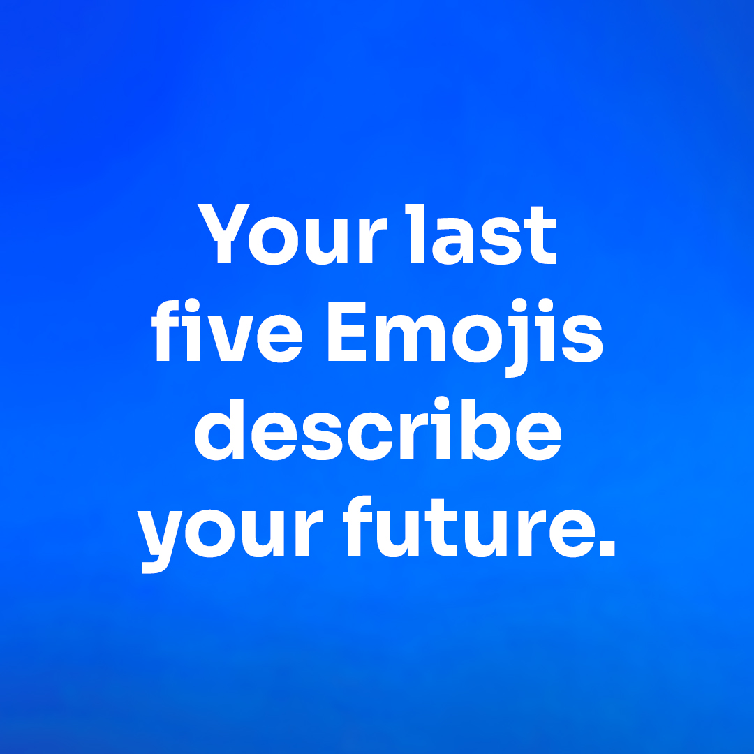 🫥 👋 🏃 👻 🥲 - What's yours?