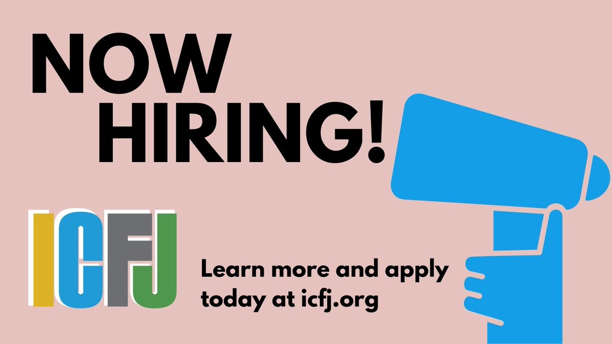 Do you have an interest in supporting global journalism programs and training? Apply now for our program assistant position. As an integral part of our team, you will assist with the planning, budgeting and implementation of several programs. Learn more: buff.ly/3n8S2sx