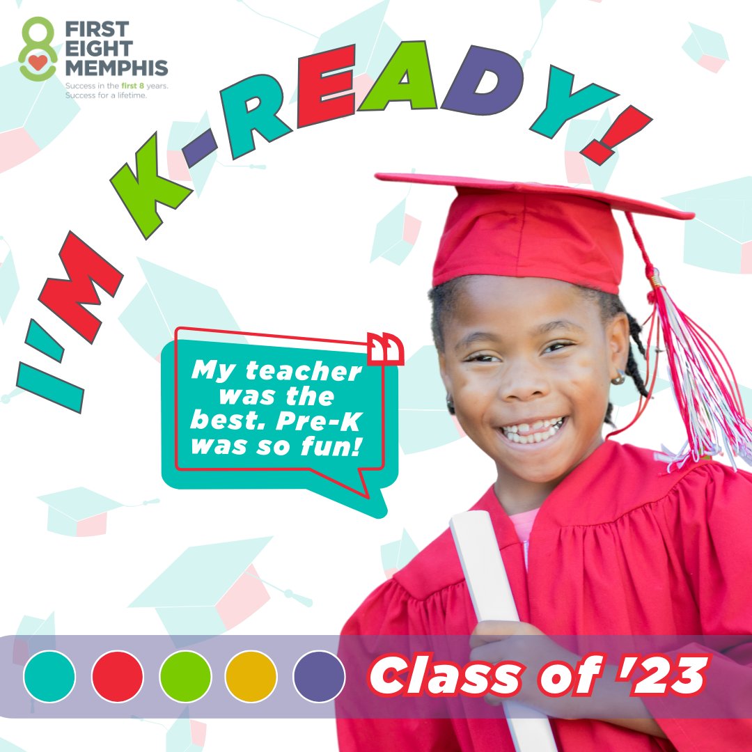 First8Memphis's tweet photo. It's not too late to enroll you child in Pre-K and help make sure they are fully perpared for Kindergarten! 🎓 Find a classroom near you at https://t.co/AZ1vmr8FIC. #PreKMemphis https://t.co/A0JzP4hJxk