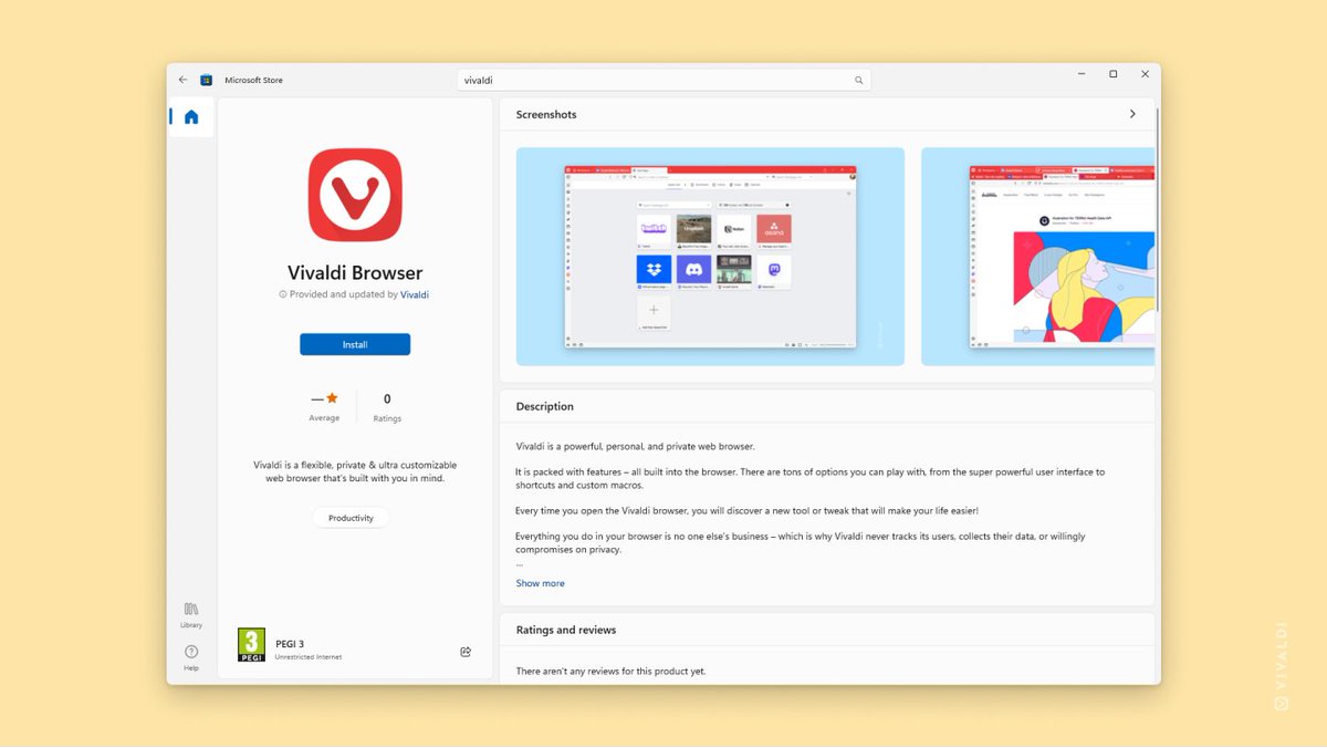 Vivaldi Browser tweet media