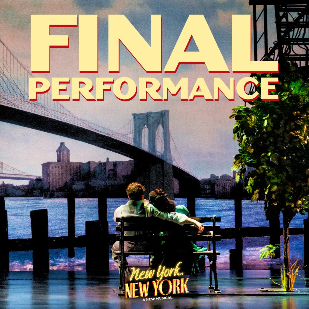 #NYNYbway plays its final performance on #Broadway today. One last time to #BeAPartOfIt. Let's do this. 🌟