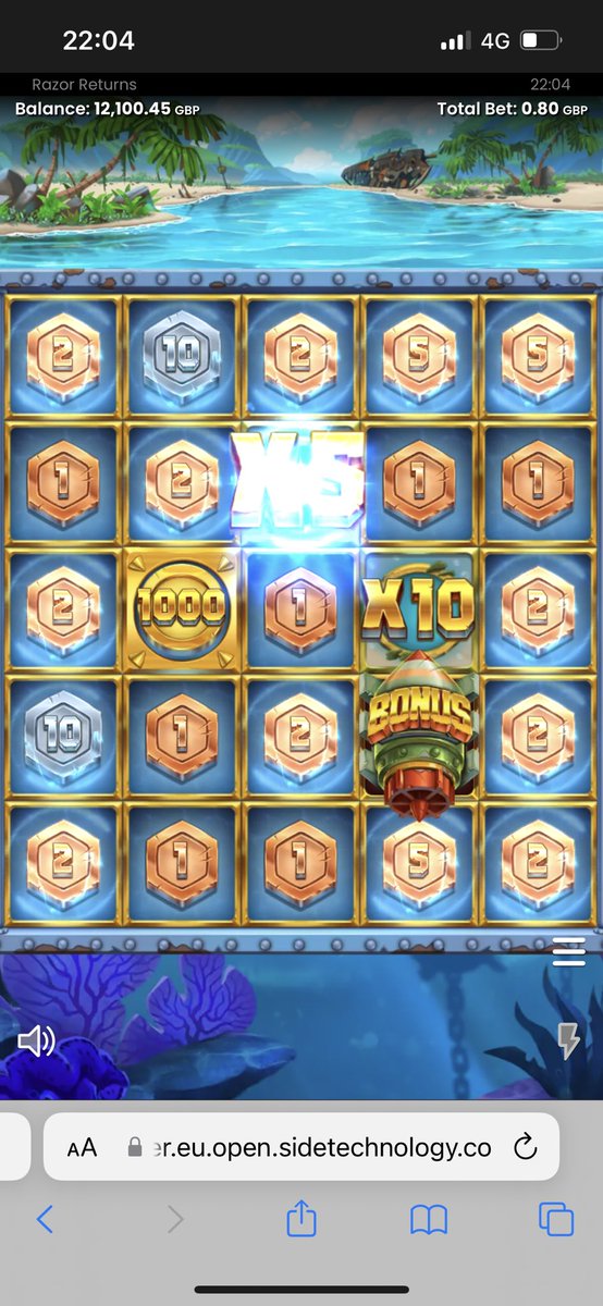 biggyd231's tweet photo. My biggest ever win! At this rate I might have to start streaming as really enjoying slots again #slots #razorshark #razorreturns #bigwin https://t.co/7TKvZ7BZsd