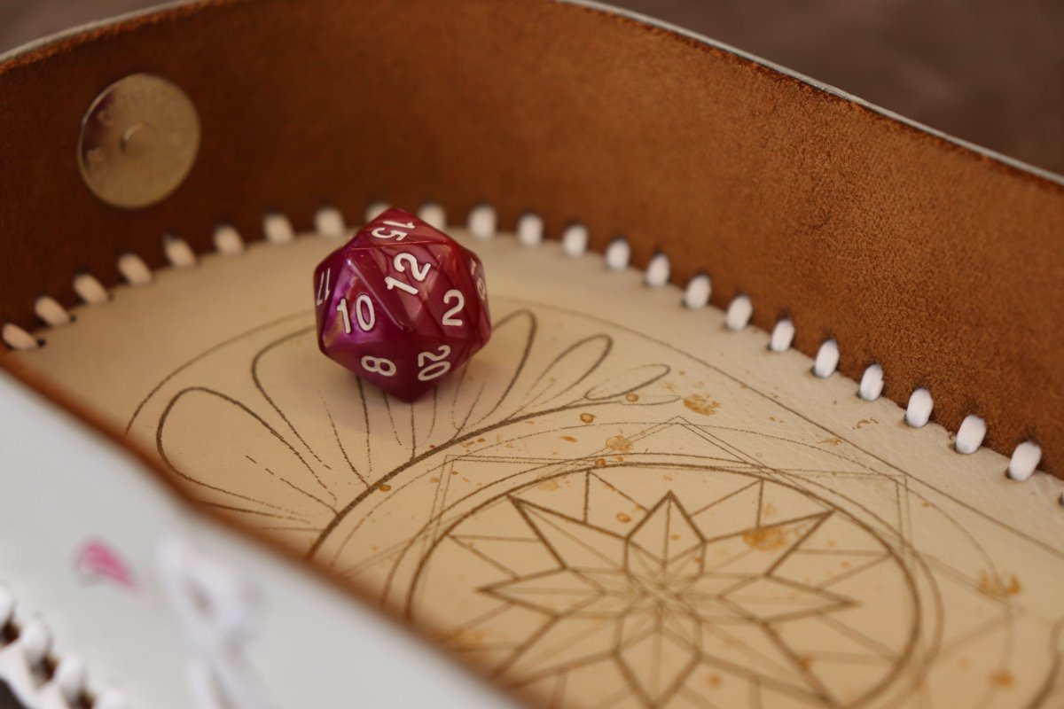 Shooting for a #Kickstarter launch on Aug. 5th ✨

We don't have a lot of stretch goals planned yet, what would you like to see focused; more colours, or more designs to choose from?

#dnd #ttrpg #dice #dicebag #dnd5e #pathfinder #dicetray