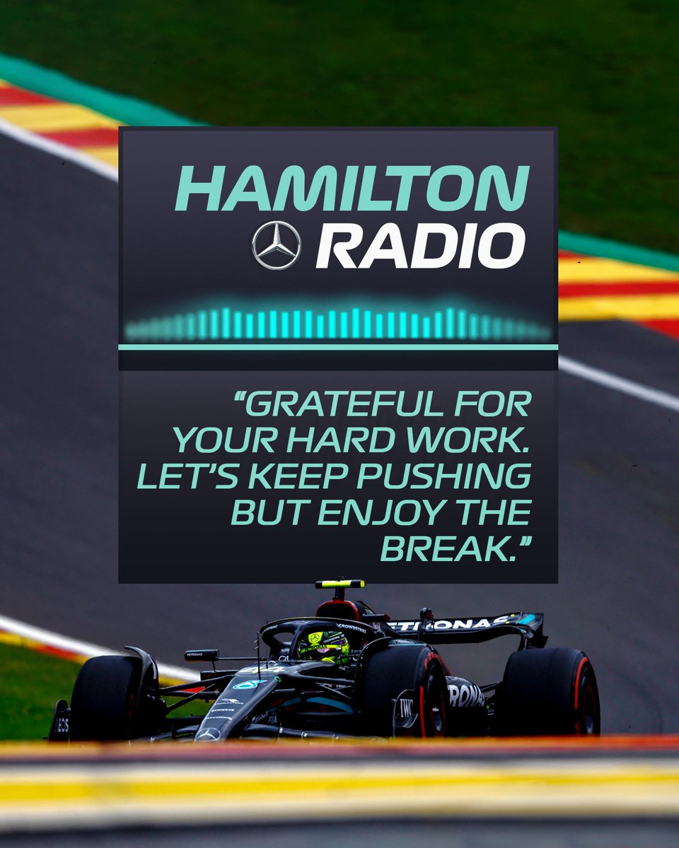 MercedesAMGF1's tweet photo. Let's keep this up, Team. 💪 https://t.co/B8IIO2Ixuc