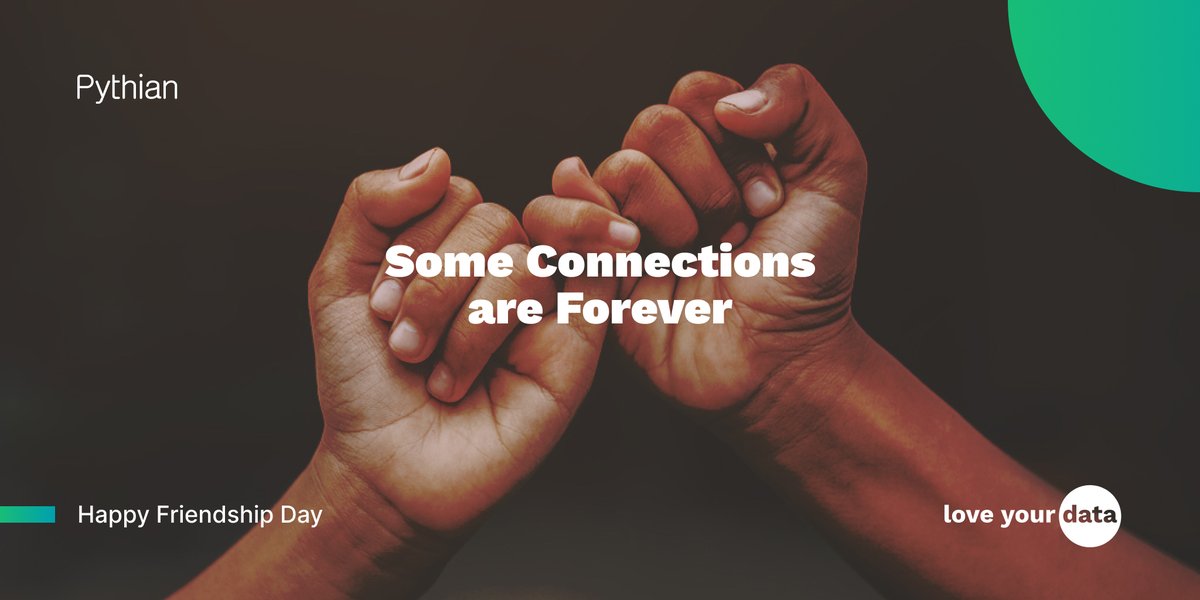 Pythian's tweet image. We want to wish all our friends around the world a Happy International Friendship Day! 
Call a friend, meet them, send a message, wish your friends a Happy Friendship Day. 
#InternationalFriendshipDay2023 #PythianLife #LoveYourPeople
