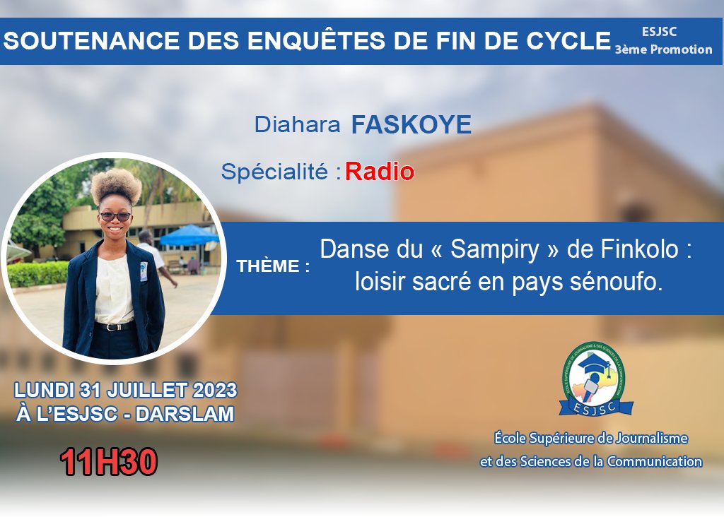 DiteKebe's tweet photo. Soutenance #ESJSC
C'est reparti ! Au programme demain: @FDiahara @FANENanaKadidi1 https://t.co/lq2tr6IghN