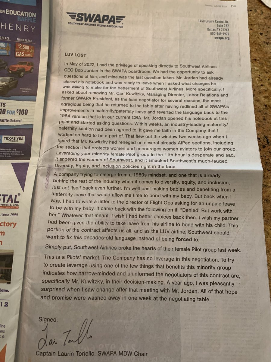 kelly_kbaumgar's tweet photo. ⁦@SouthwestAir⁩ continues to disappoint https://t.co/lKB8Yaf9v4