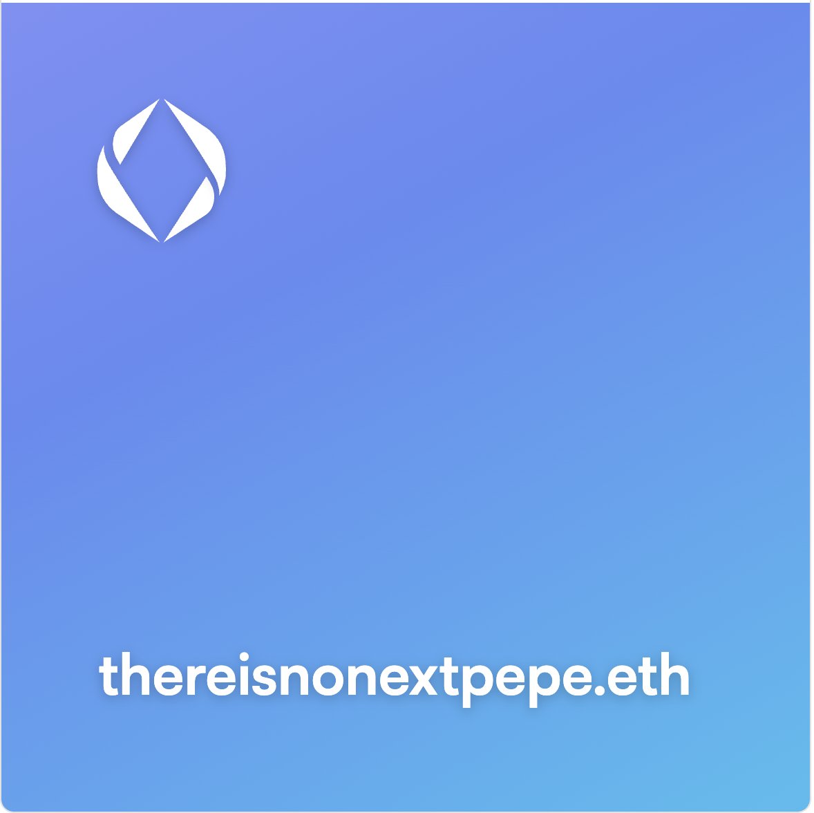 cryptofosh0's tweet photo. Welp "there is no next pepe" is going to go down as one of the most iconic phrases and valuable lessons in Web3 history. COPE! #PEPE $PEPE #WEB3 #ENS $ENS https://t.co/iDQztERfGX