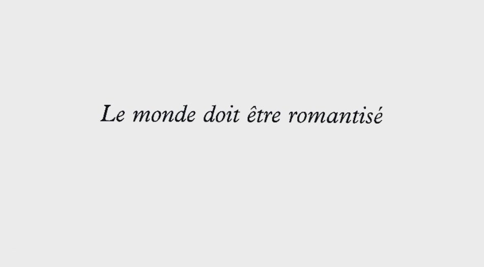 (Novalis).