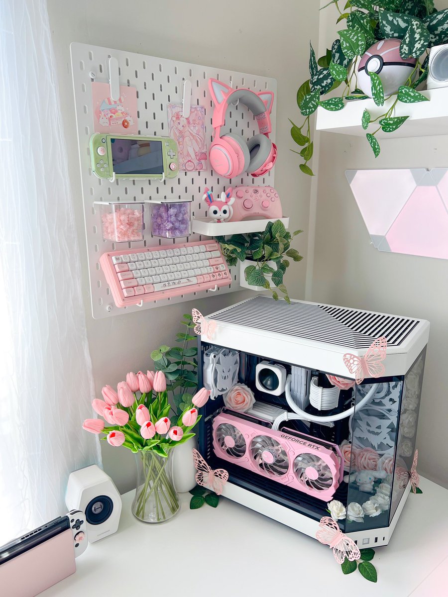 momodokii's tweet image. Small changes to the pegboard &amp;amp; I like how it’s turning out (◕ᴗ◕✿)