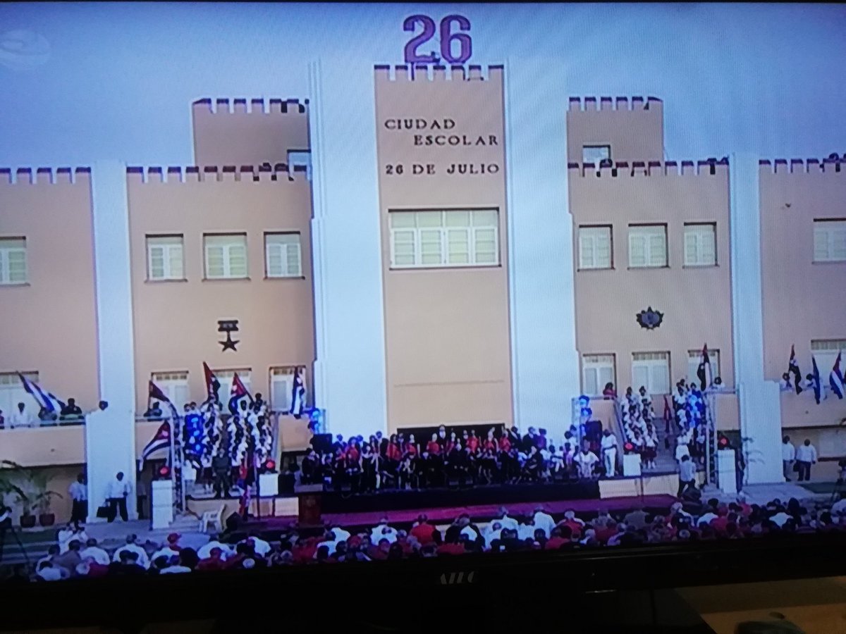 "Las acciones del 26 de Julio de 1953 fueron el principio del fin de la última dictadura instalada en Cuba, con el reconocimiento y el apoyo (in)moral y material de los Estados Unidos. Por eso no perdonan a la Revolución". Díaz-Canel #Cuba