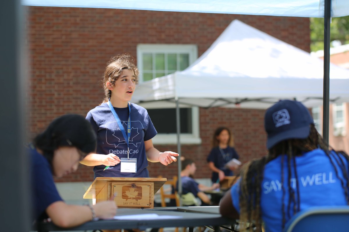 camp_debate's tweet photo. Overnight Camp in Maine wraps up!  Here's some pics inclusive of Friday! THW abolish GPS in favour of maps, THS protectionism over free trade (nothing to do with Indonesian economic policy..) some of the topics they explored! #debate #camp #Maine #summer #debatecamp2023 https://t.co/XydnDonLh9