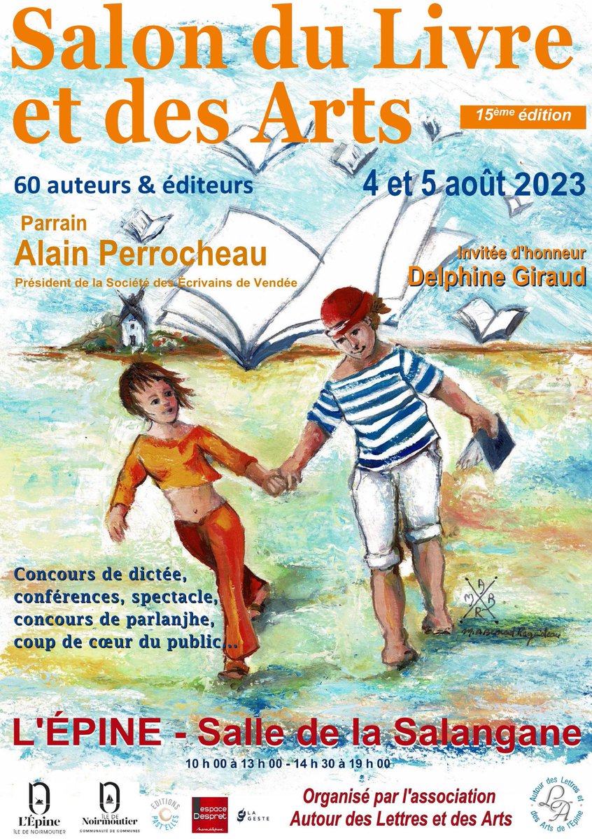 Vendredi et samedi, à Noirmoutier ! #enlacerlecieletlesnuages #pressesdelacite #roman