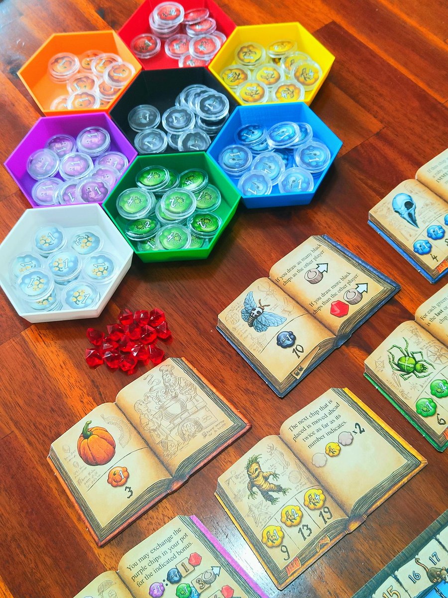 shinyhappymeepl's tweet photo. Quack quack! 🦆
I always enjoy this game way more than I think I'm going to.
#quacksofquedlinburg #thequacksofquedlingburg #pushyourluck #boardgames #boardgamesuk #boardgamegeek #bgg https://t.co/wYVRiRlSwX