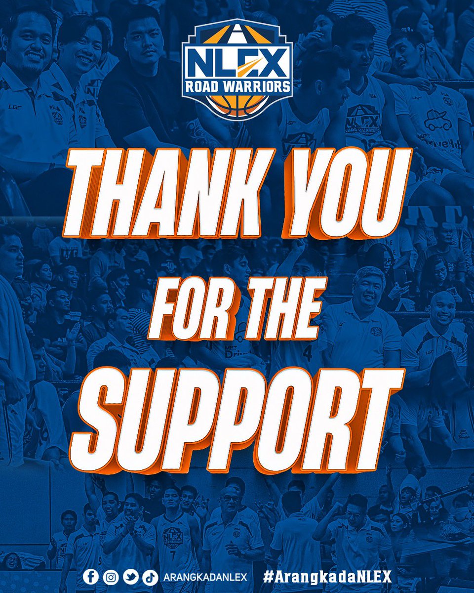 ArangkadaNLEX's tweet photo. Salamat, mga ka-Arangkada sa pag supporta! Sa susunod ulit 🫡 

#ArangkadaNLEX #PBA2023 #PBAOnTour https://t.co/FVRmTVAfG8