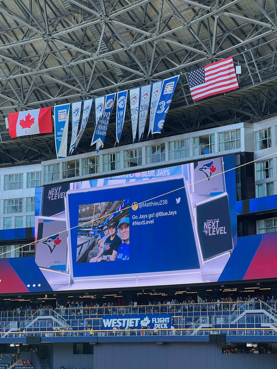Go Jays go! <a href="/BlueJays/">Toronto Blue Jays</a> #NextLevel