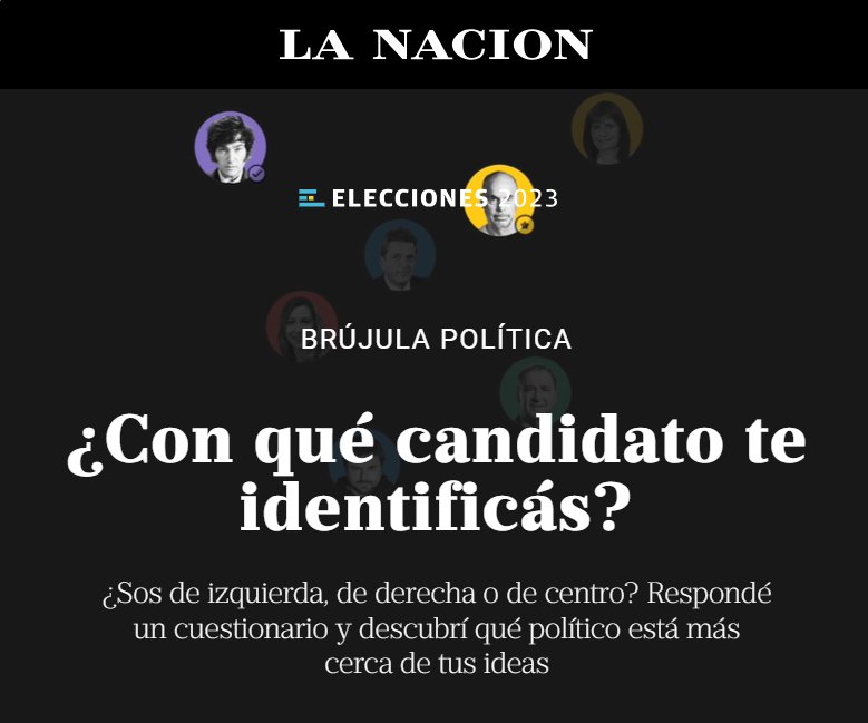 porquetendencia's tweet photo. "La Nación":
Por su cuestionario sobre las #Elecciones2023 
https://t.co/aouPyHoH6T https://t.co/SmfbUREzZt