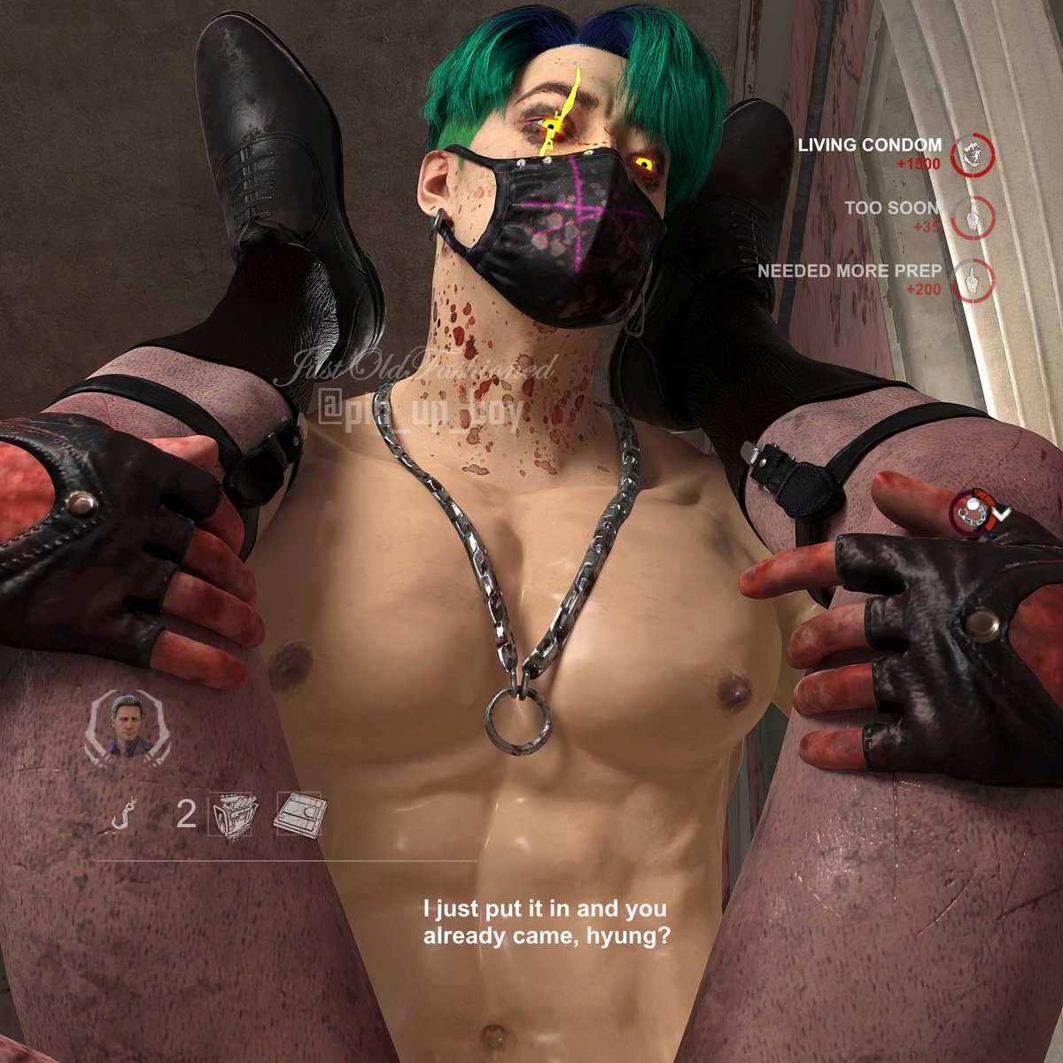 pin_up_boy's tweet photo. Untouched Pt. 1 - POV 👀
What you do between trials due to low pick rate...
#DeadbyDaylight #DbD #AllKill #TheTrickster #JiWoonHak #DescendBeyond #FelixRichter https://t.co/m2z8liwDRD