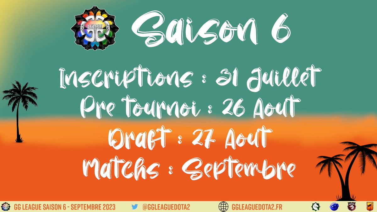 GGLeagueDota's tweet photo. La GG League revient évidemment pour une Saison 6 en Septembre 2023 !
Ce qui change, comment s'inscrire, quelles sont les dates, vous retrouverez toutes ces infos ici : https://t.co/OI5Q9684VR https://t.co/DW7vQoSPpC