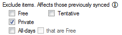 OGcalsync's tweet image. New OGCS release v2.10.1 Alpha brings options to exclude items from sync. As well as a slight tweak to the logo #notX
Staged roll-out for existing users may mean it's not available through the app for a few days, unless manually downloaded.
github.com/phw198/Outlook…