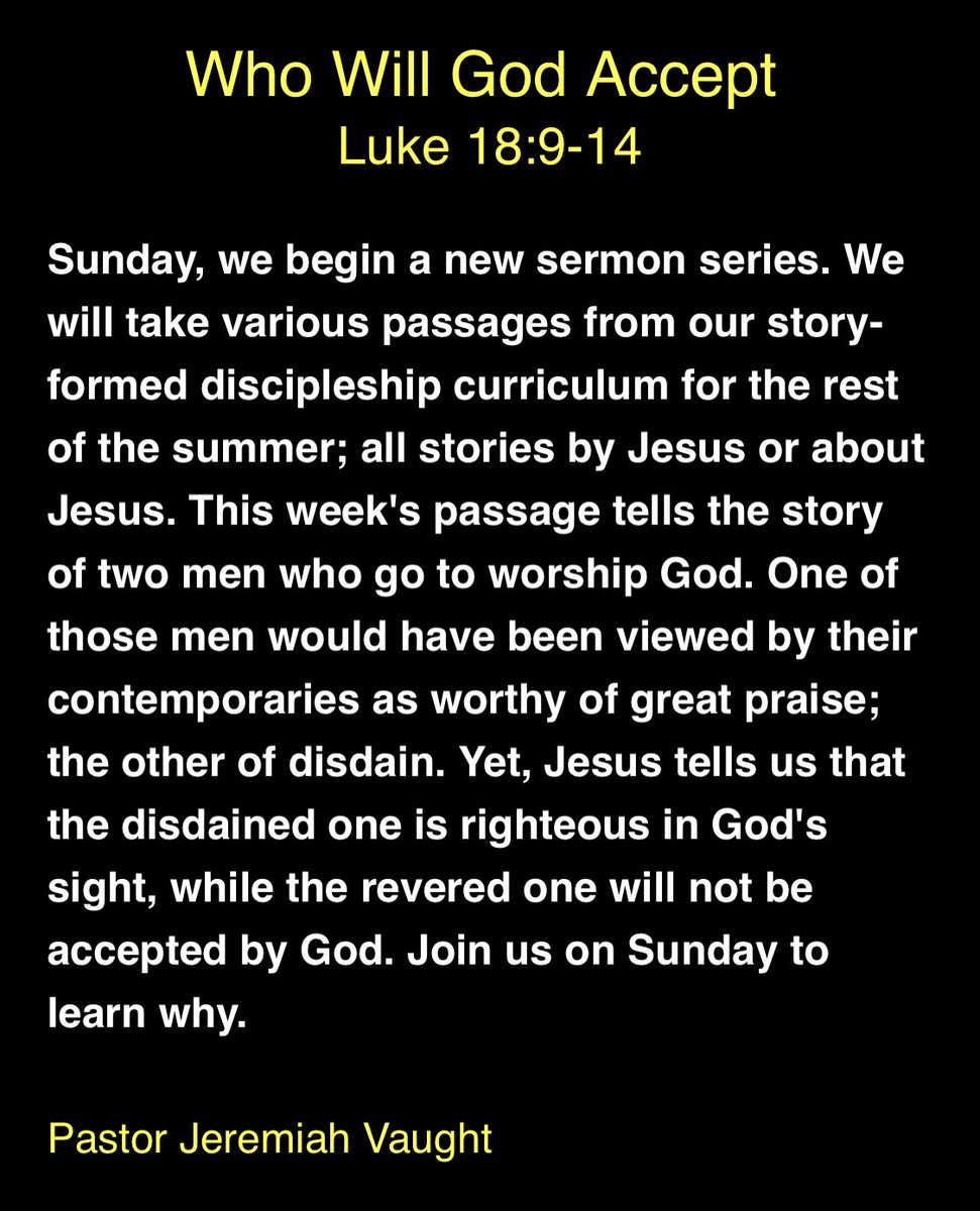 Agape_Chicago's tweet image. We are starting a new message series called Story-Form #Discipleship. Today, we are doing the #Parable of the #Pharisee and the #Tax Collector (Luke 18:9-14)

#Church #Christian #EFCA #RogersPark #Chicago