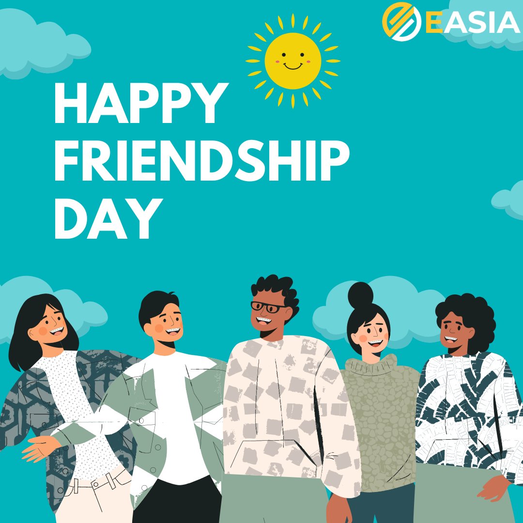 eeasiaio's tweet photo. HAPPY INTERNATIONAL FRIENDSHIP DAY 💖 

On This Special Day, Let's Promise To Stand By Each Other Forever 😍

Show Your Freinds Easia Plan Help Them Achieve Their Dreams 😍❤️

Team Easia ❤️ https://t.co/DyvnqaDFIX