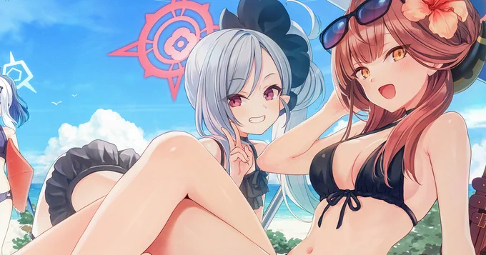 FANBOXを更新しました今回の記事では、便利屋4人のサマーイラストと夏コミグッズのご紹介をしています  【vol.137】夏コミグッズ紹介(パート2)  #ブルアカ #ブルーアーカイブ